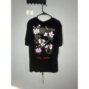 2013 Main Label Off-White Black Global Warming Blossom Virgil Abloh Tee XL